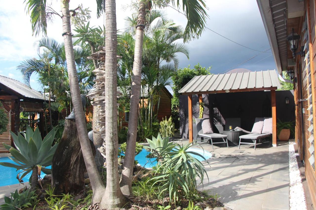 La Liane De Jade 974-Lodge Le Palissandre - Jacuzzi Privatif - Piscine Chauffee Le Bois de Nefles  エクステリア 写真