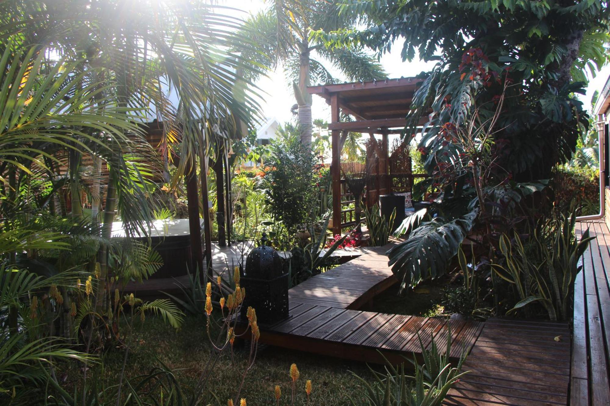La Liane De Jade 974-Lodge Le Palissandre - Jacuzzi Privatif - Piscine Chauffee Le Bois de Nefles  エクステリア 写真