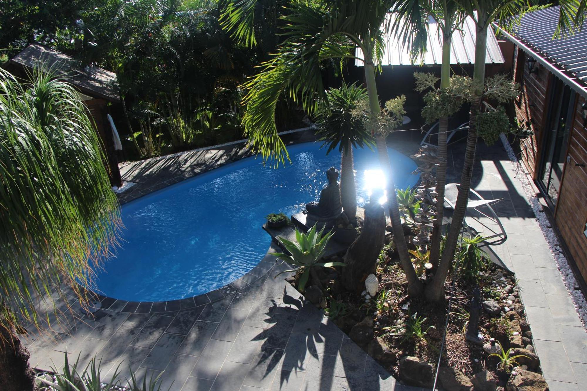 La Liane De Jade 974-Lodge Le Palissandre - Jacuzzi Privatif - Piscine Chauffee Le Bois de Nefles  エクステリア 写真